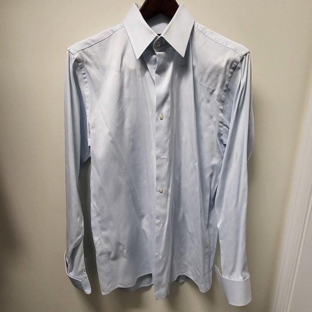 Boss - French Cuff - Men's Dress Shirt - Light Blue